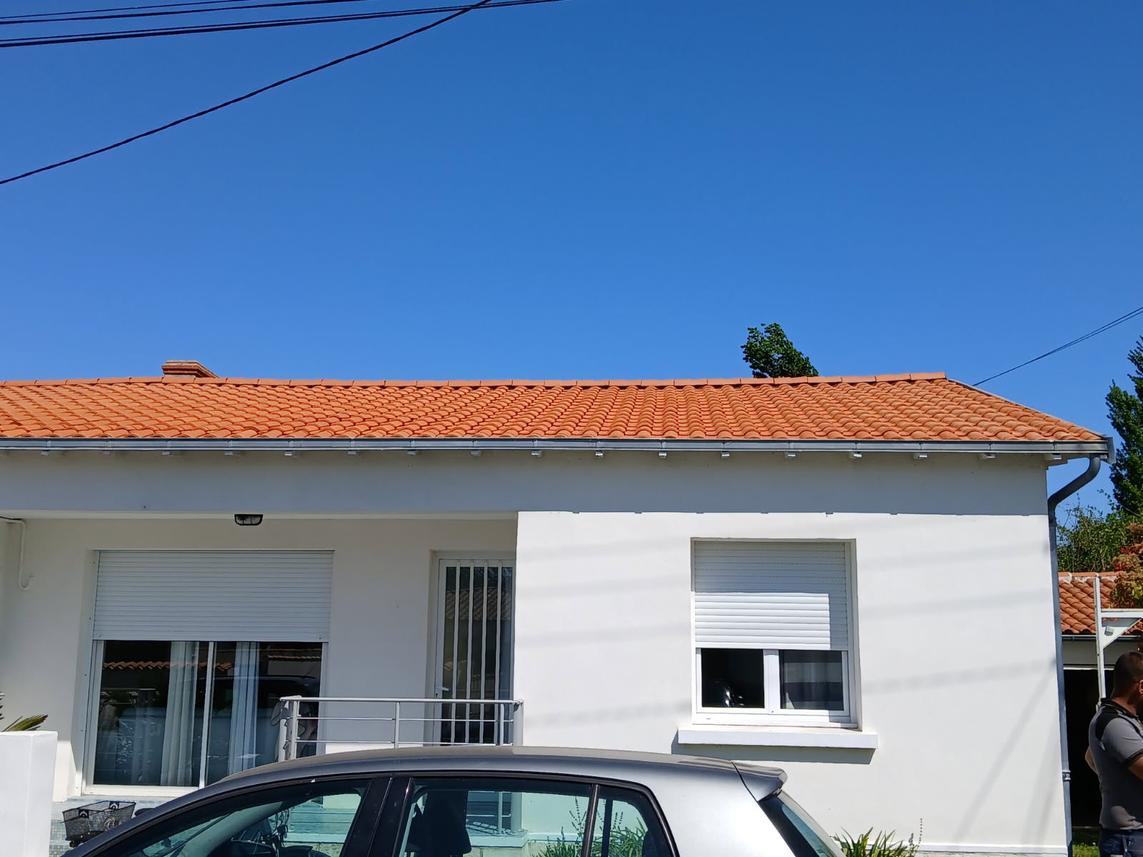 Nettoyage toiture poiroux 85440 après