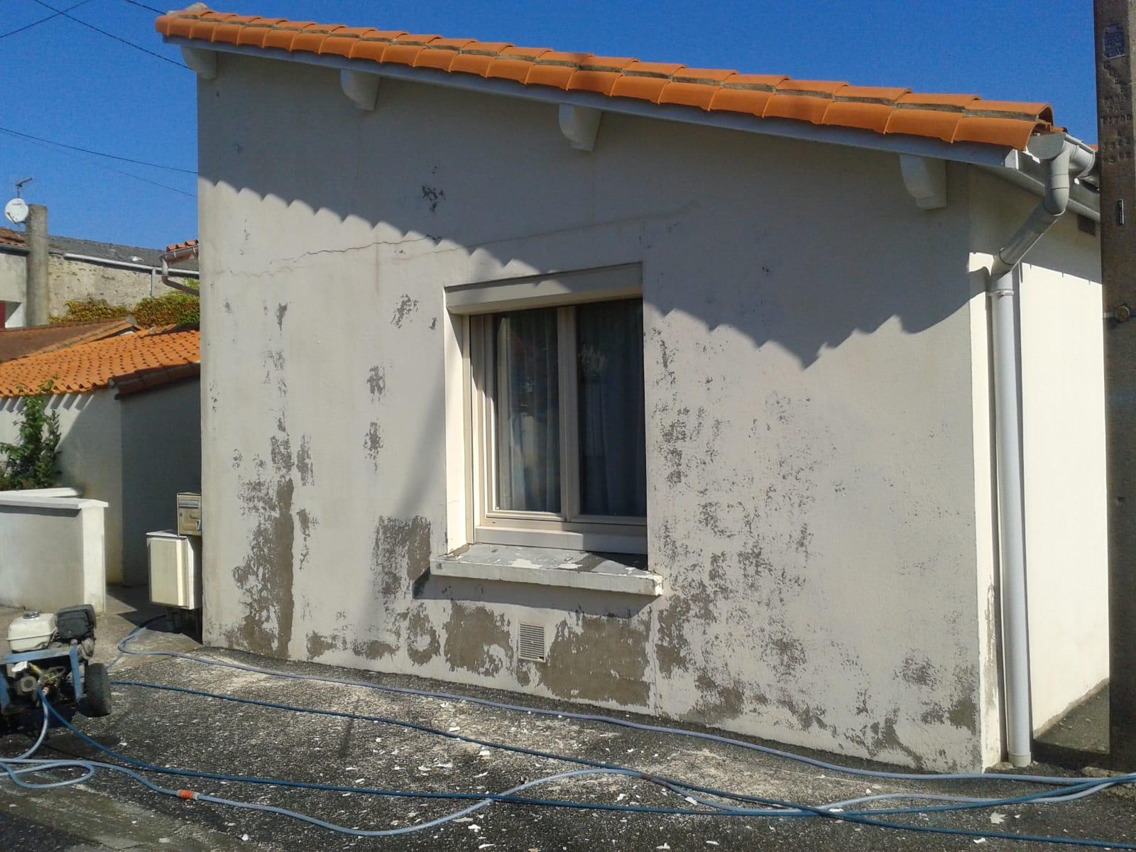 Ravalement facade ile d olonne 85340 avant